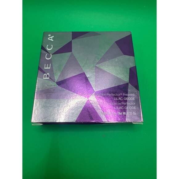 Becca Shimmering Skin Perfector Pressed Lilac Geode Highlighter 0.25 Oz - Picture 4 of 5